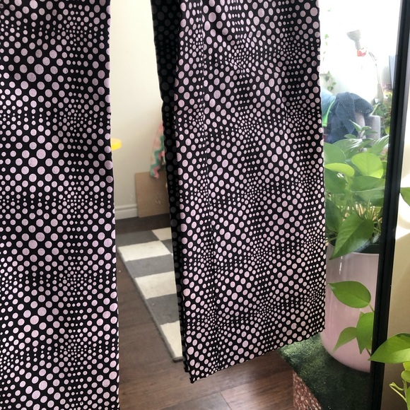 Vintage Purple Funky Polka Dot Graphic Pants - Picture 5 of 8